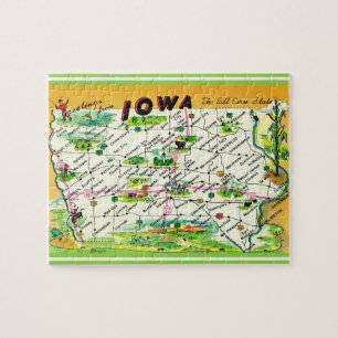 Iowa Map Puzzle