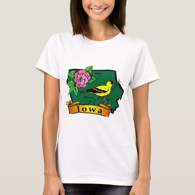 Iowa Map T-Shirt (Front)