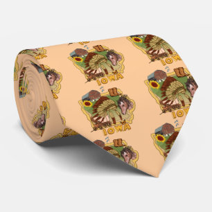 Iowa mens tie