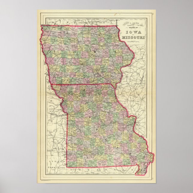 Iowa, Missouri Poster (Front)