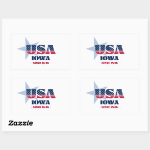 Iowa My Home State Sticker
