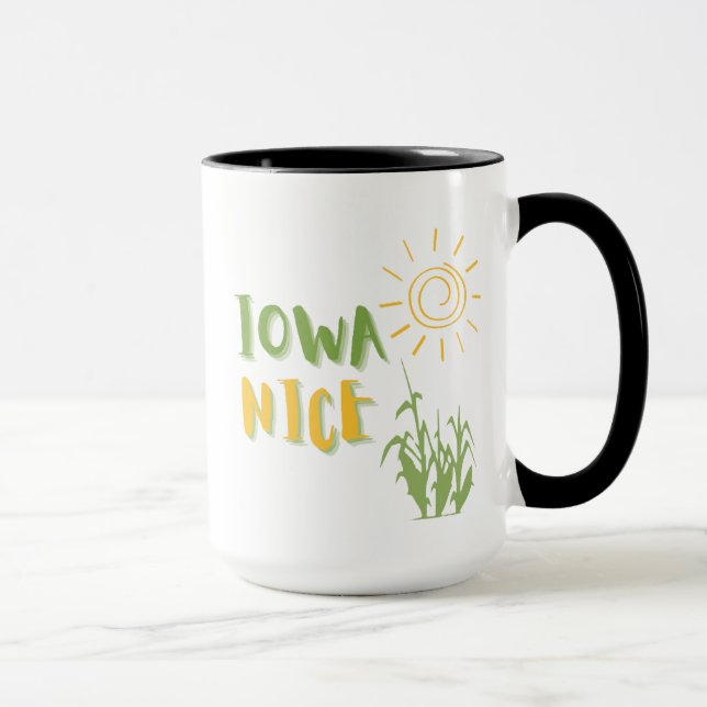 Iowa Nice Mug for Midwesterners (Right)
