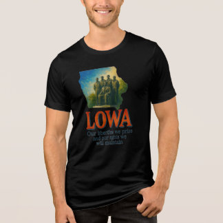 Iowa “Our Liberties We Prize” T-Shirt... Tri-Blend Shirt