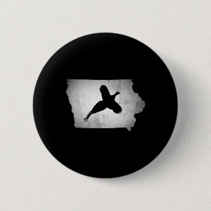 Iowa Pheasant Hunting  2 Inch Round Button