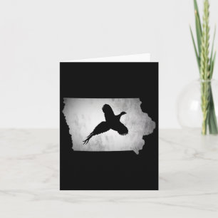 Iowa Pheasant Hunting Card