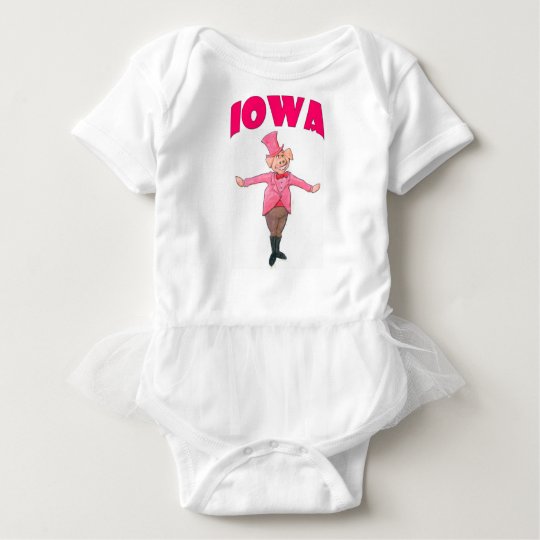 Iowa Pig Baby Bodysuit