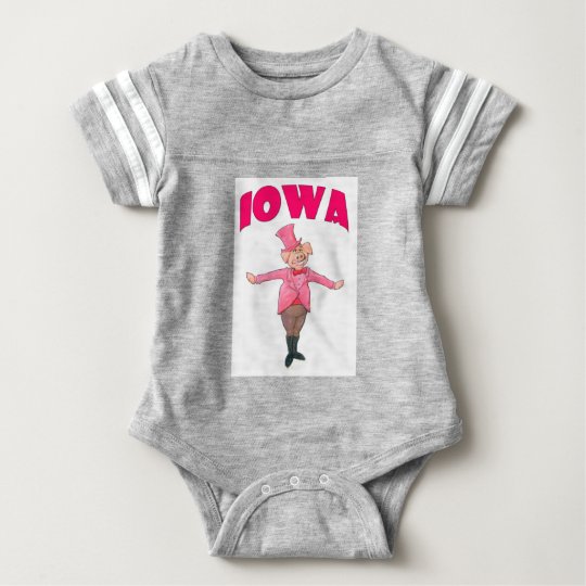 Iowa Pig Baby Bodysuit