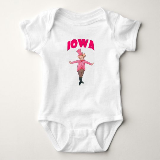 Iowa Pig Baby Bodysuit