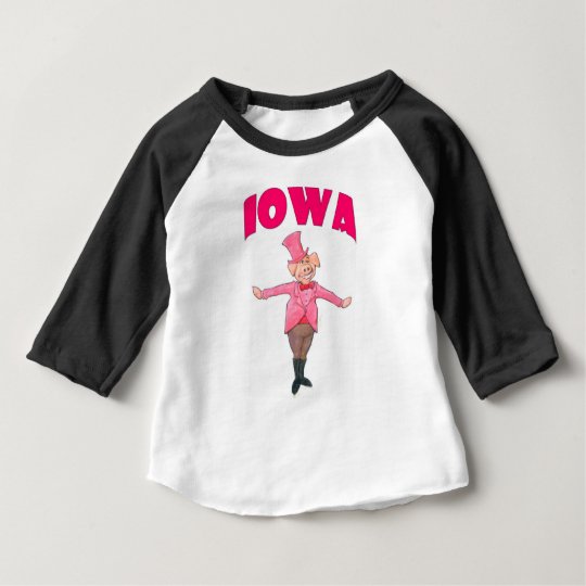 Iowa Pig Baby T-Shirt