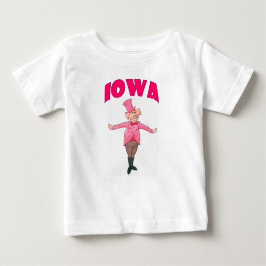 Iowa Pig Baby T-Shirt