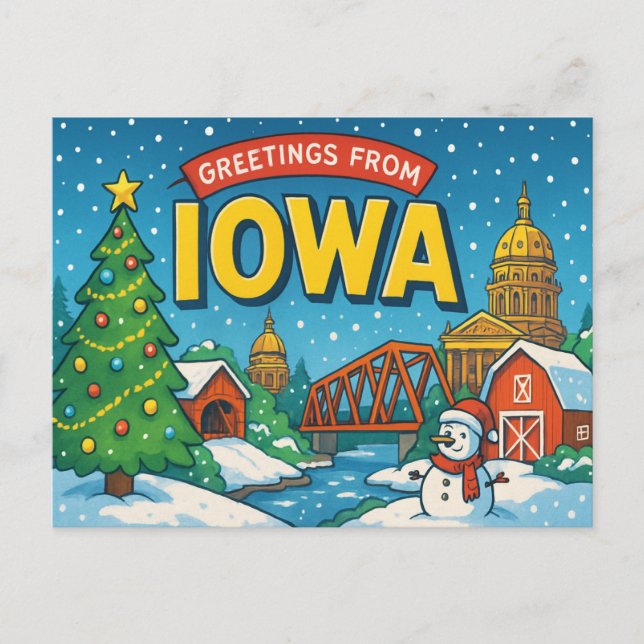 IOWA Postcard (Front)