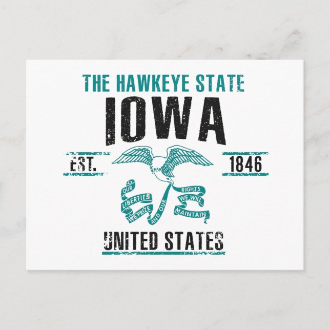 Iowa Postcard (Front)