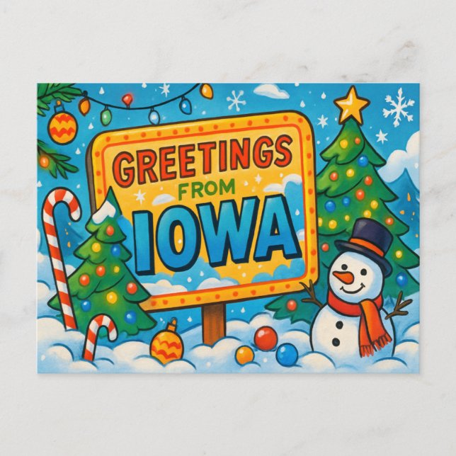 IOWA Postcard (Front)