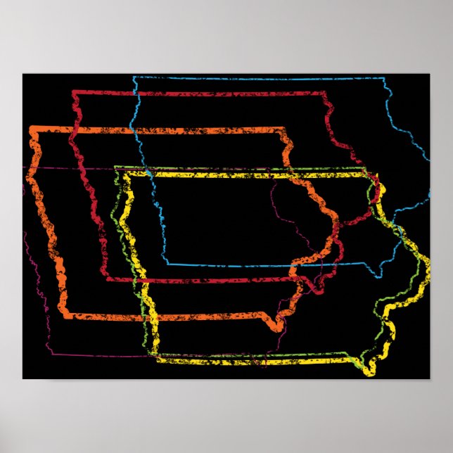 iowa pride blur poster (Front)