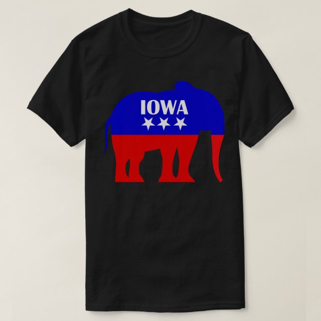 Iowa Républicain TShirt (Design devant)