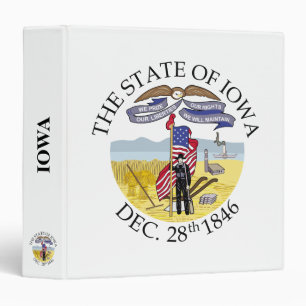 Iowa sign binder