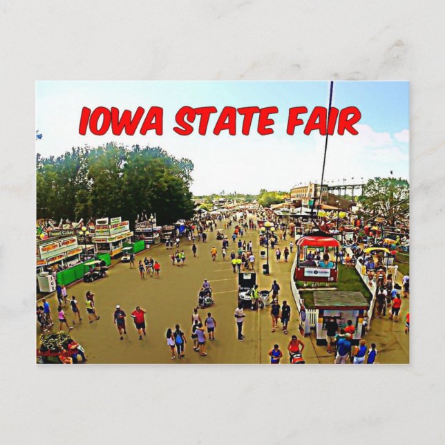 IOWA STATE FAIR POSTCARD (Front)