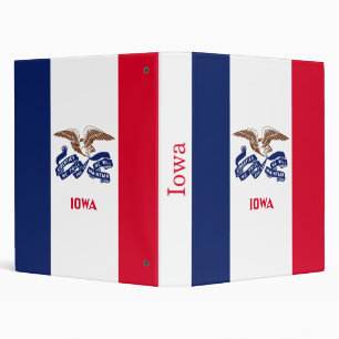 Iowa State Flag Binder