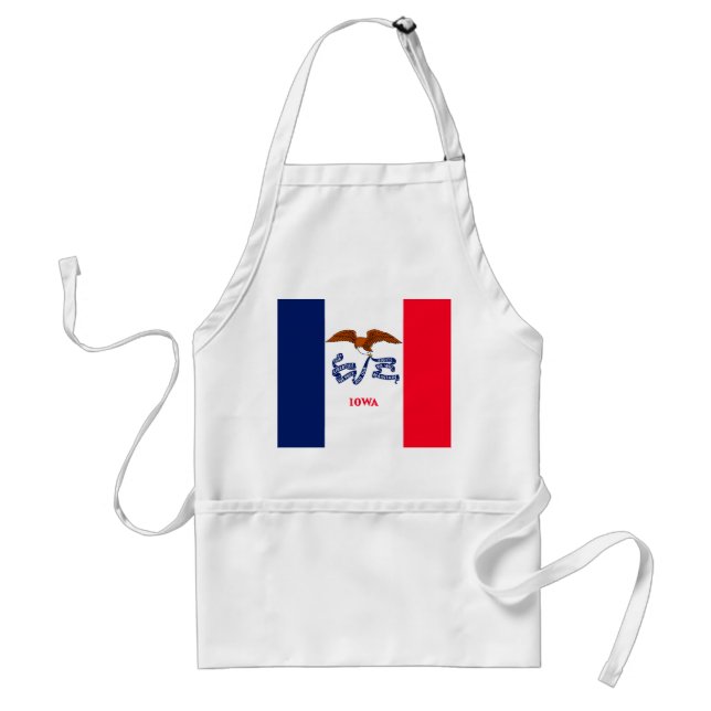 Iowa State Flag Design Standard Apron (Front)