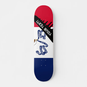Iowa State Flag Skateboard