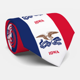 Iowa State Flag Tie