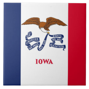 Iowa State Flag Tile