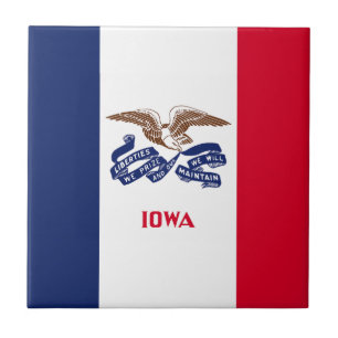 Iowa State Flag Tile