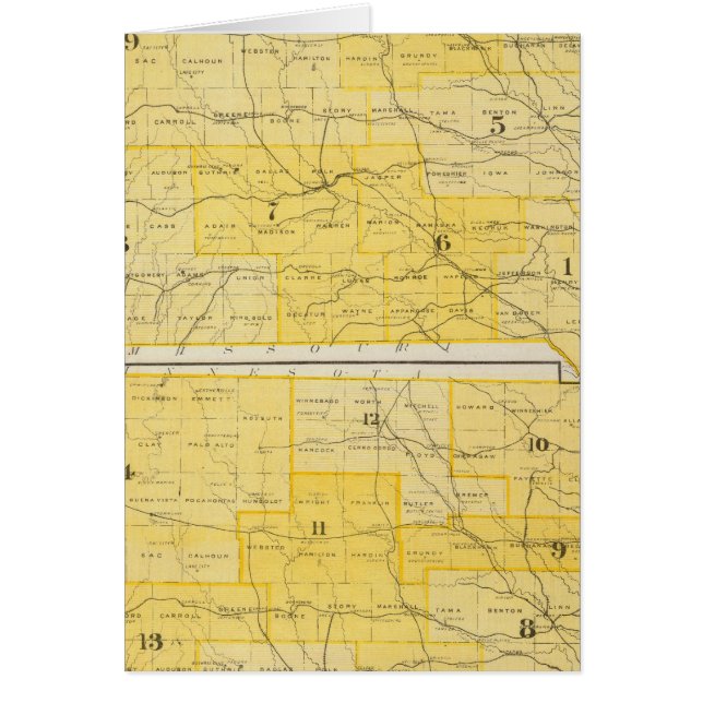 Iowa State Maps (Front)