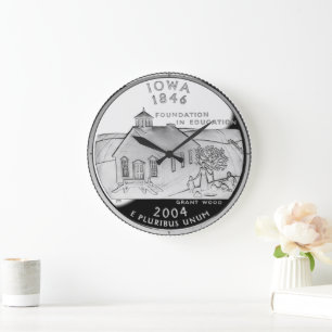 Iowa State Quarter Clock