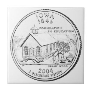 Iowa State Quarter Tile