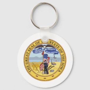 Iowa State Seal Keychain