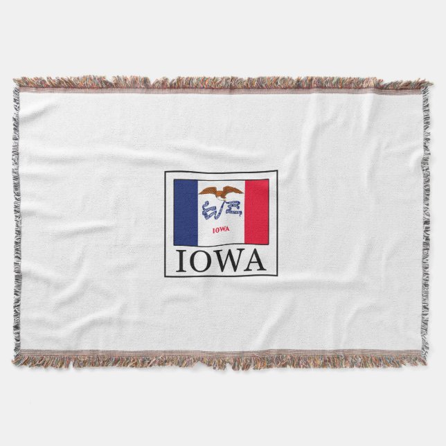 Iowa Throw Blanket (Front)