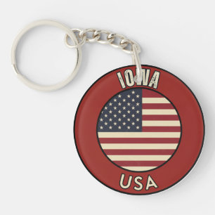Iowa United States of America Keychain
