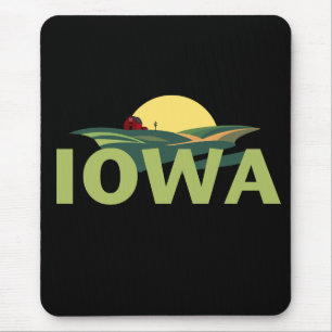 Iowa United States of America Mouse Pad