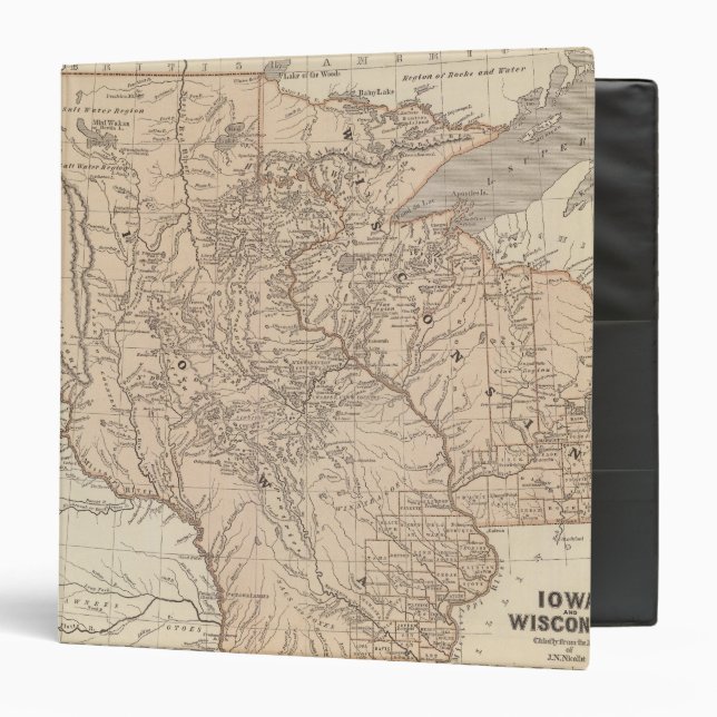 Iowa, Wisconsin Binder (Front/Inside)