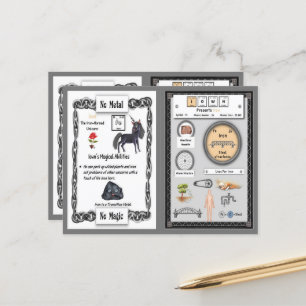 Iown - Iron Horn Unicorn Game Card