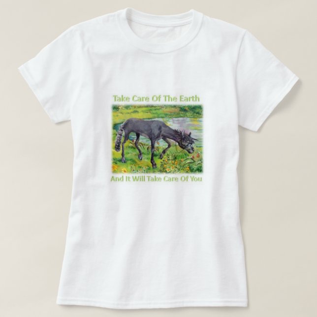 Iown - Prenez soin du T-shirt Terre (Design devant)
