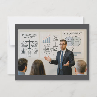 IP, AI, and Copyright Postcard