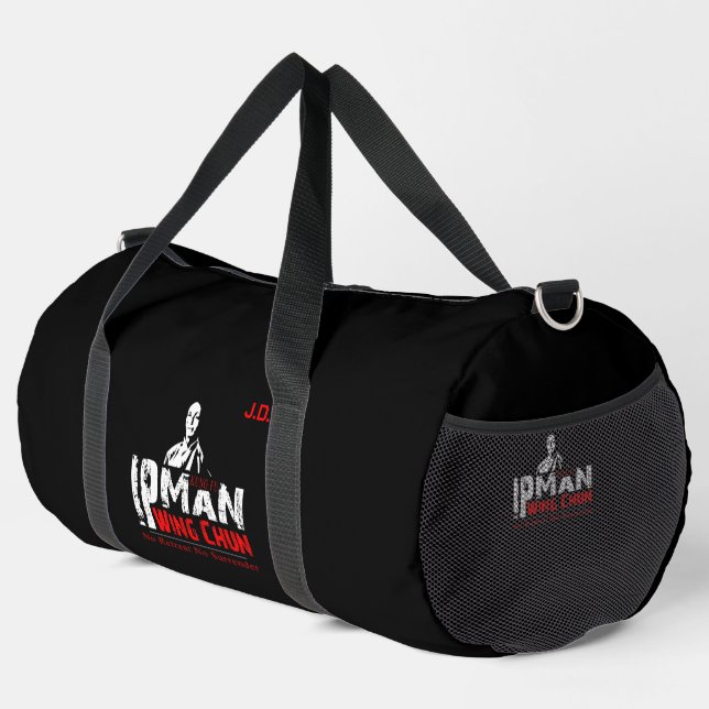 Ip Man Wing Chun Kung Fu "No Retreat No Surrender" Duffle Bag (Right Corner)