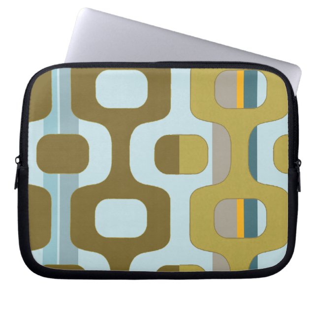 Ipa sidewalk with stripes laptop sleeve (Front)