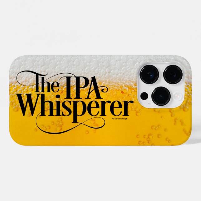 IPA Whisperer Case-Mate iPhone Case (Back (Horizontal))