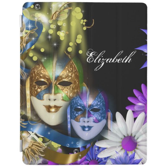 iPad 2/3/4 Venetian masquerade quinceanera masks iPad Cover