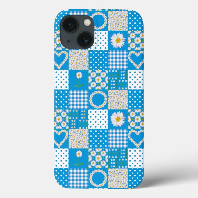iPad Air Case: Daisy Chains, Faux Patchwork Case-Mate iPhone Case (Back)