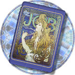 IPAD CASE - Alphonse Mucha - Vintage 1896 - JOB<br><div class="desc">This iPad case features a vintage 1896 image of art by art nouveau artist Alphonse Mucha. Shown here on the iPad 10.2 inch case. Available in choice of several available iPad models. ►Personalize by adding custom text in your choice of font, or an additional image or a logo. ►Add custom...</div>