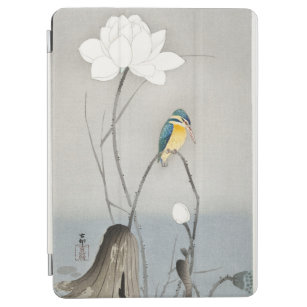 iPAD CASE - Kingfisher with Lotus Flower