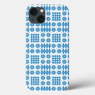 iPad Case-Mate Case: Blue, Welsh Tapestry Pattern iPhone 13 Case