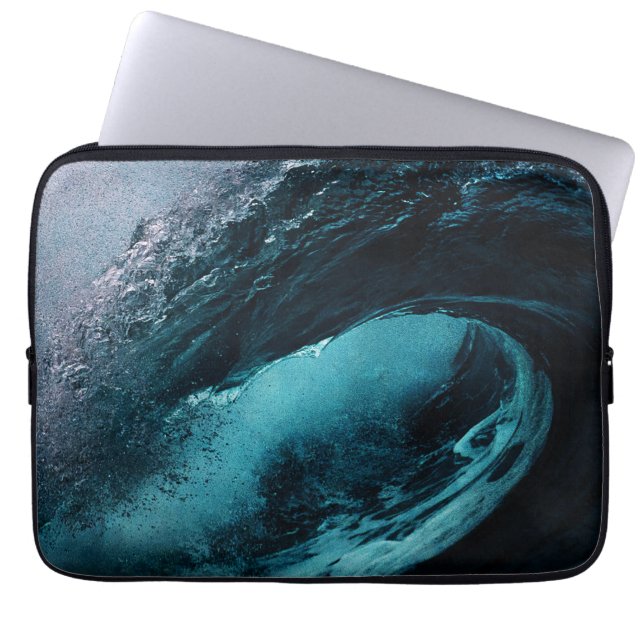 Ipad case with ocean waves design (Front)