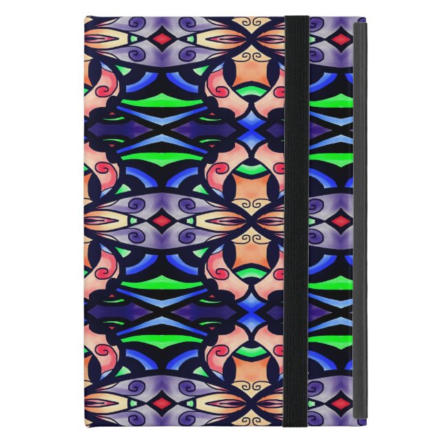 Ipad mini case with a pretty design. (Front Closed)