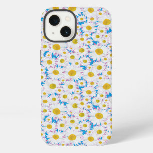 iPad Mini Retina Case-Mate Case: Daisies: Blue iPhone 13 Case