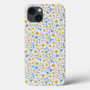 iPad Mini Retina Case-Mate Case: Daisies: Blue iPhone 13 Case